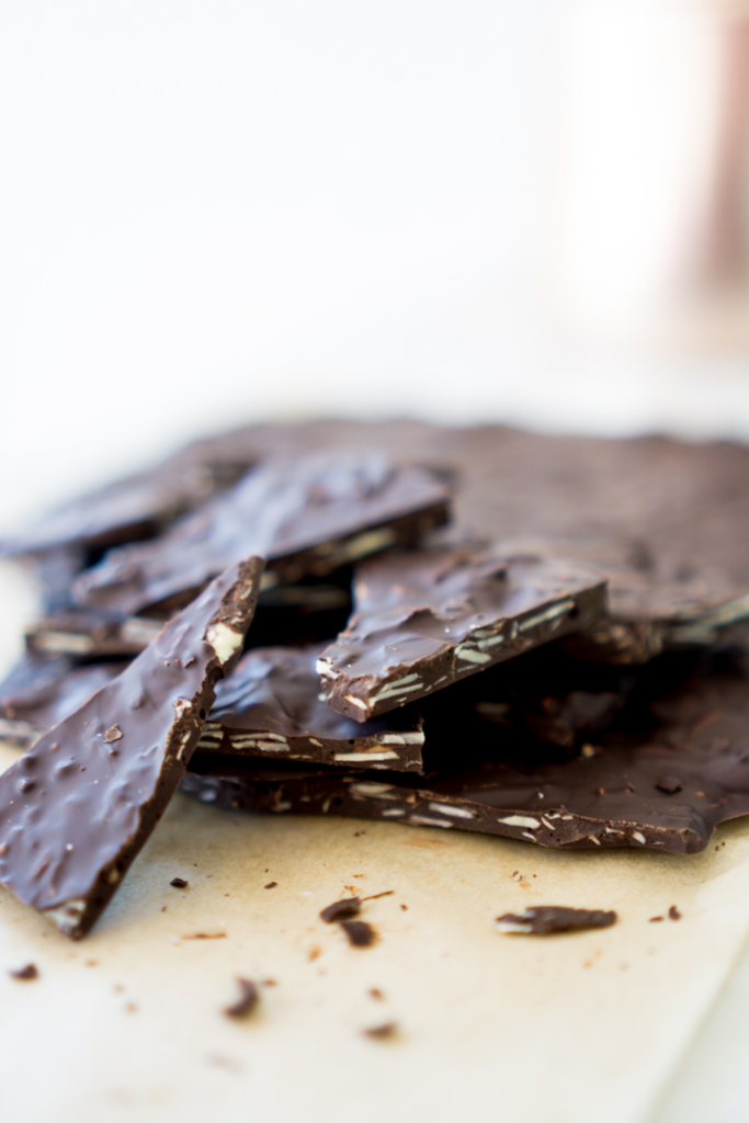 3-ingredient Chocolate Coconut Bark