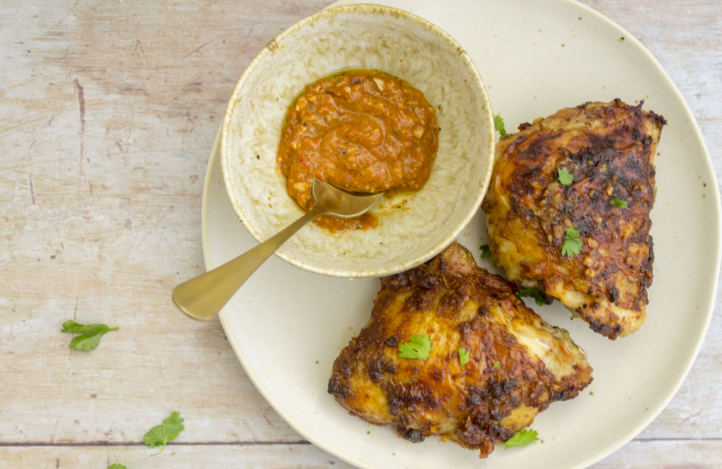 Spicy Pepper Chicken Thighs