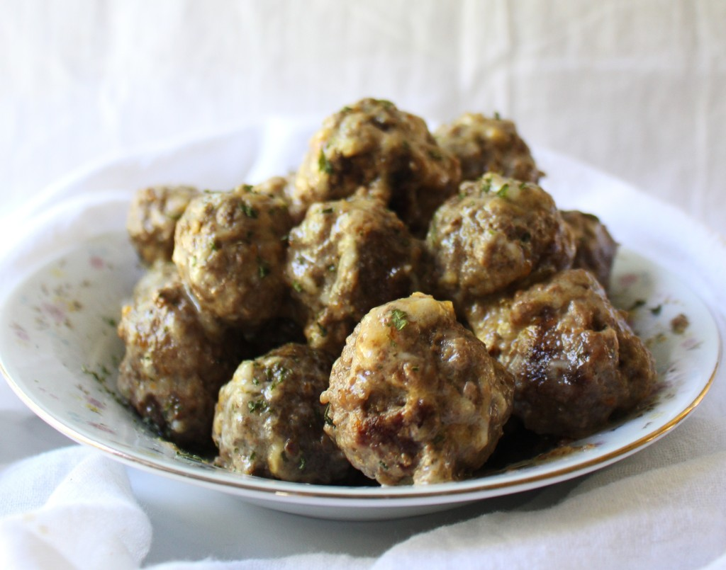 Cheesy Swedish Meatball Skillet