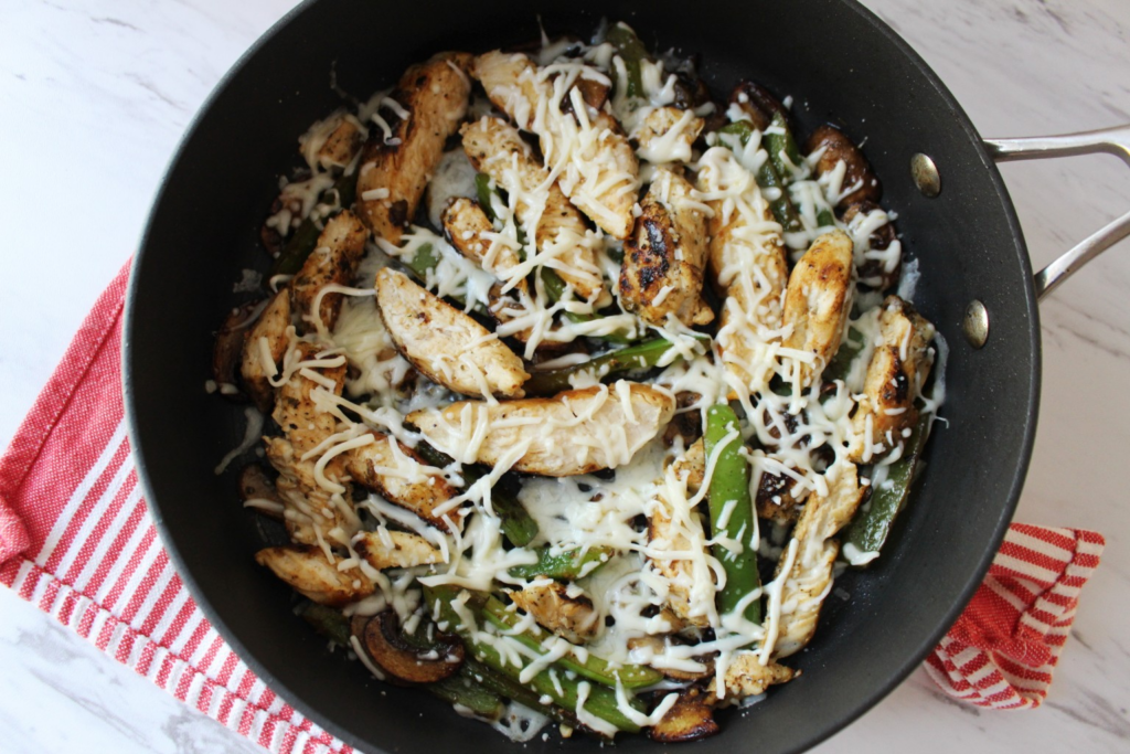 Chicken Cheesesteak Skillet