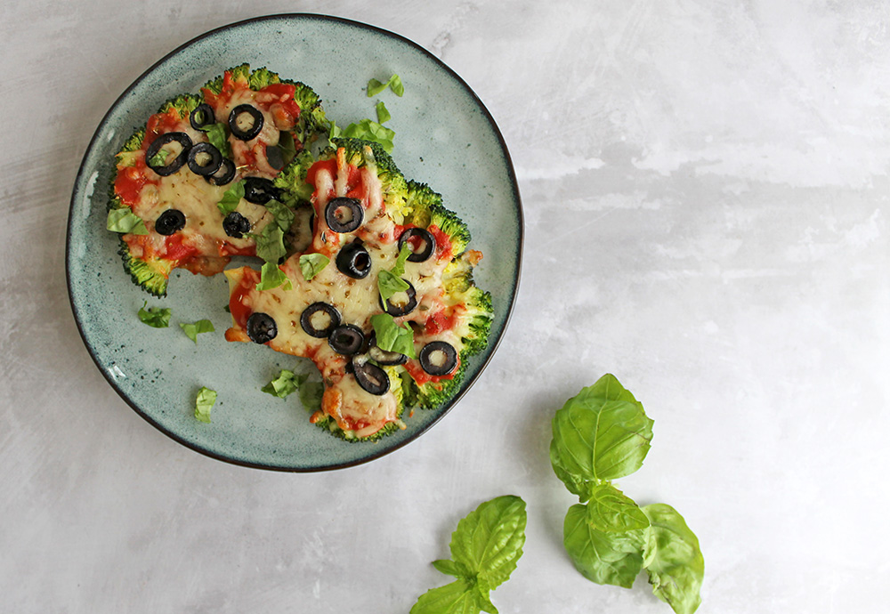 Vegetarian Broccoli Steak Pizza