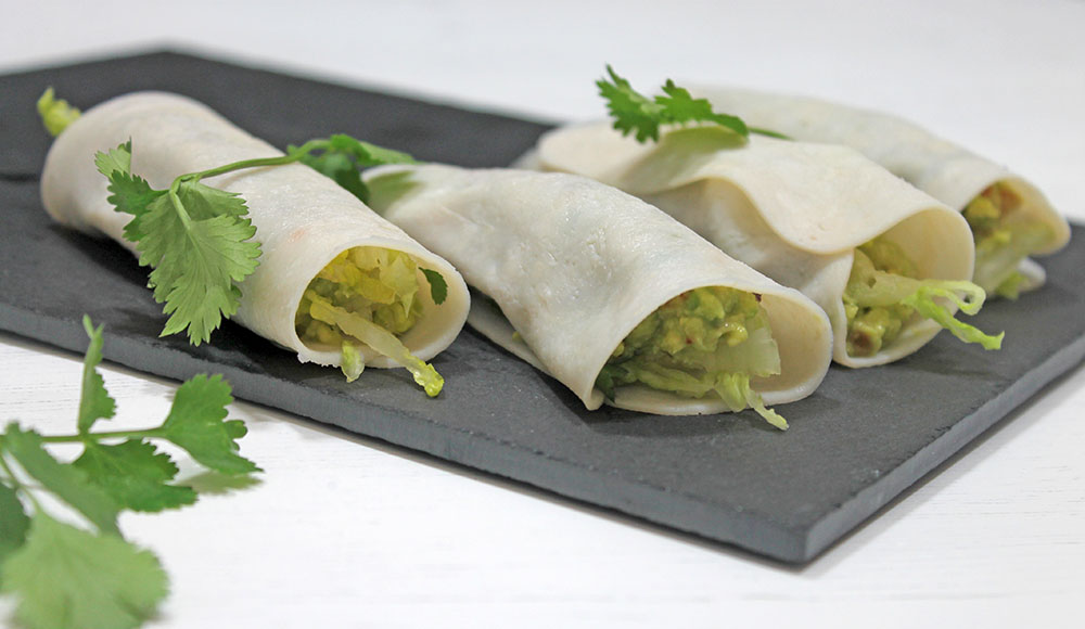 Chicken And Guacamole Wraps