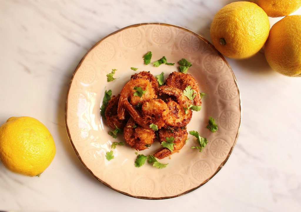 Lemon-Parm Jumbo Shrimp