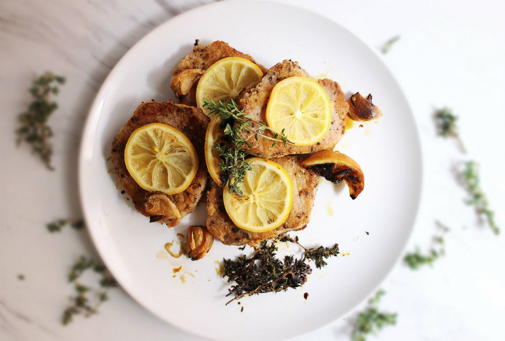 Lemon And Thyme Pork Chops