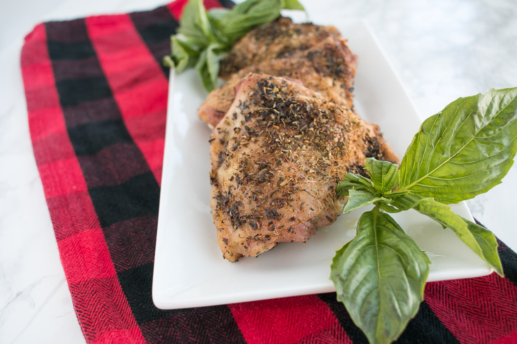 Crispy Sheet Pan Chicken Thighs