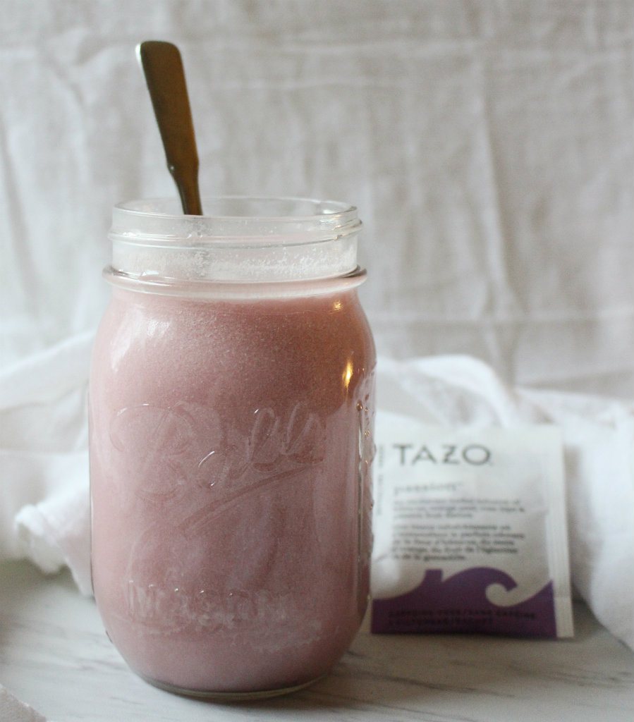 Ultimate Passion Fruit Iced Tea Latte