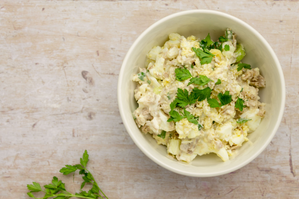 Sesame Tuna and Egg Salad