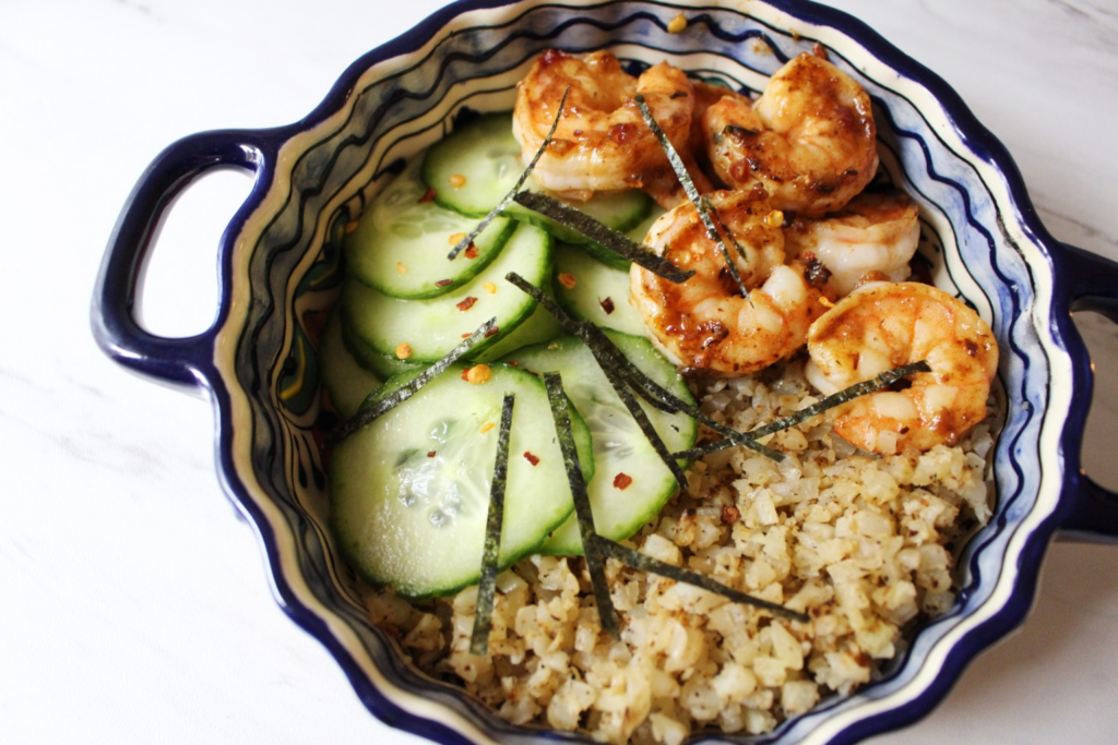 Chili Lime Shrimp Rice Bowl