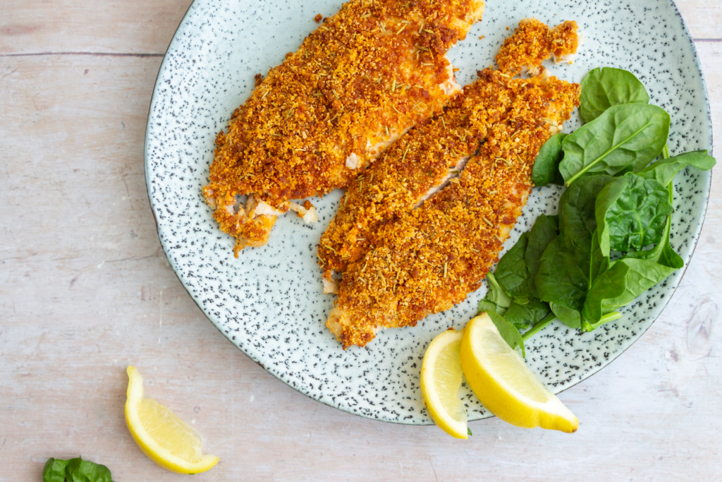 Chorizo Crusted Sea Bass