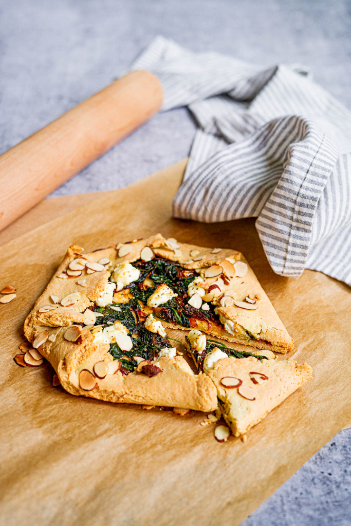 Spinach Goat Cheese Galette