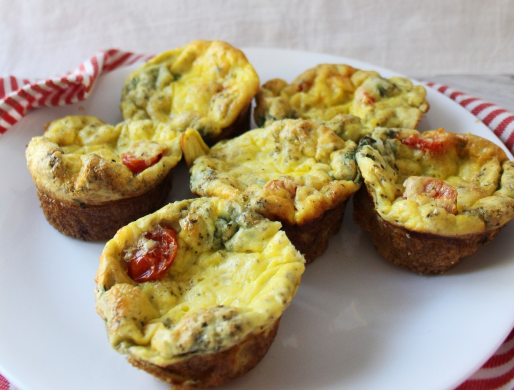 Caprese Egg Cups