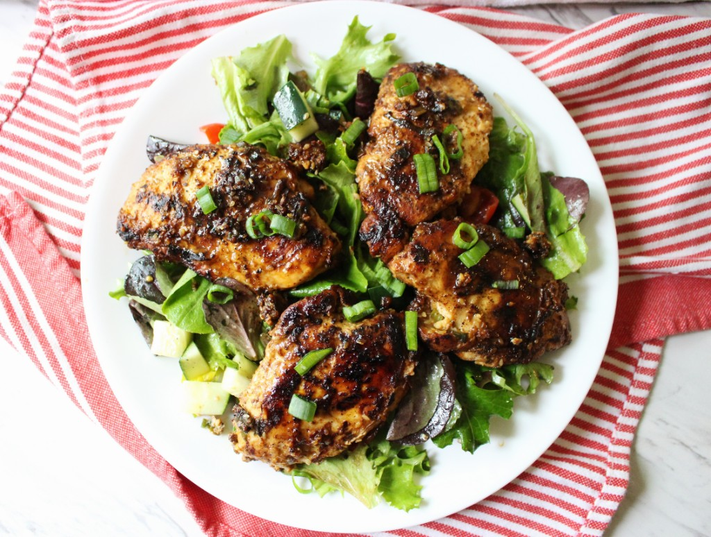 Huli Huli Chicken Over Quick Tossed Salad