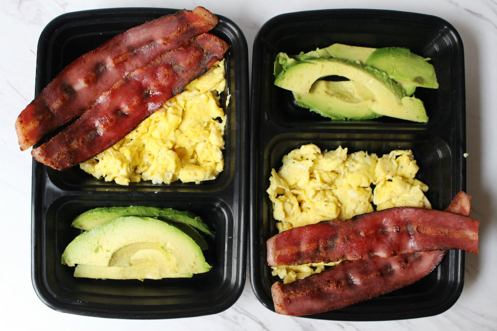 Turkey Bacon Breakfast Meal Prep