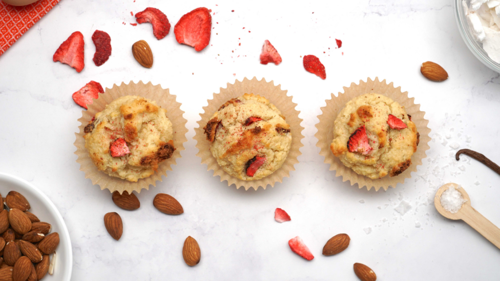 Paleo Strawberry Breakfast Muffins