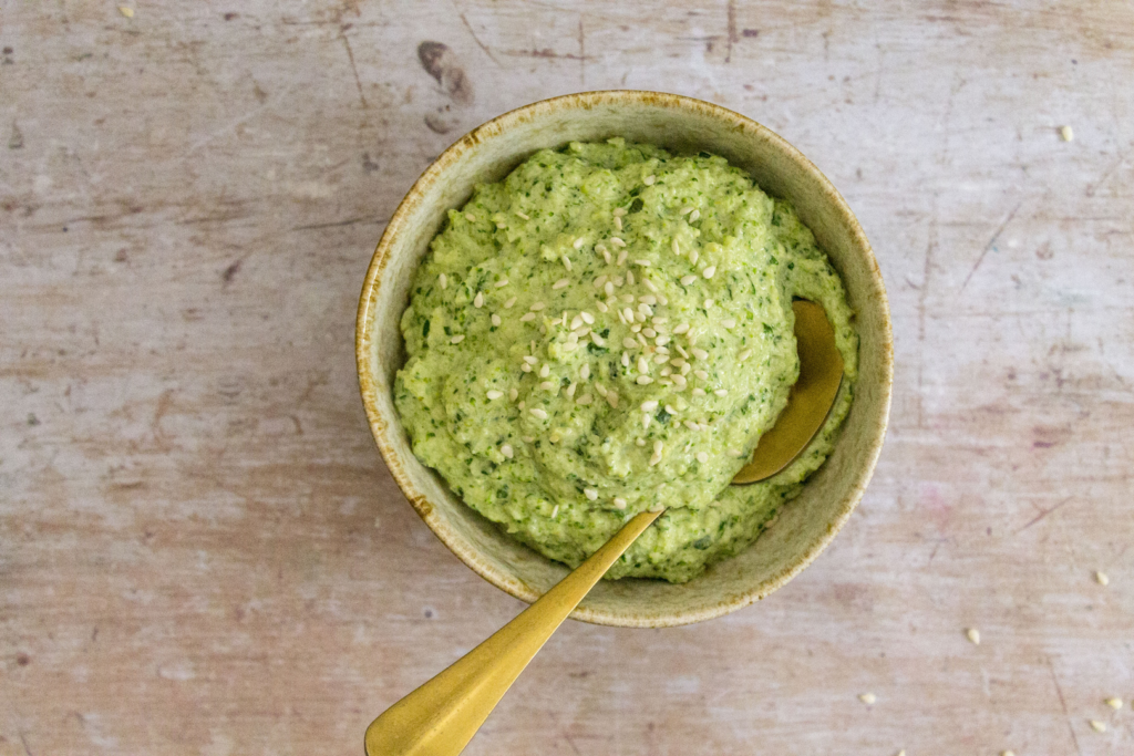 Broccoli and Spinach Hummus