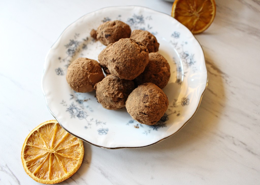 Spiced Dark Chocolate Orange Truffles