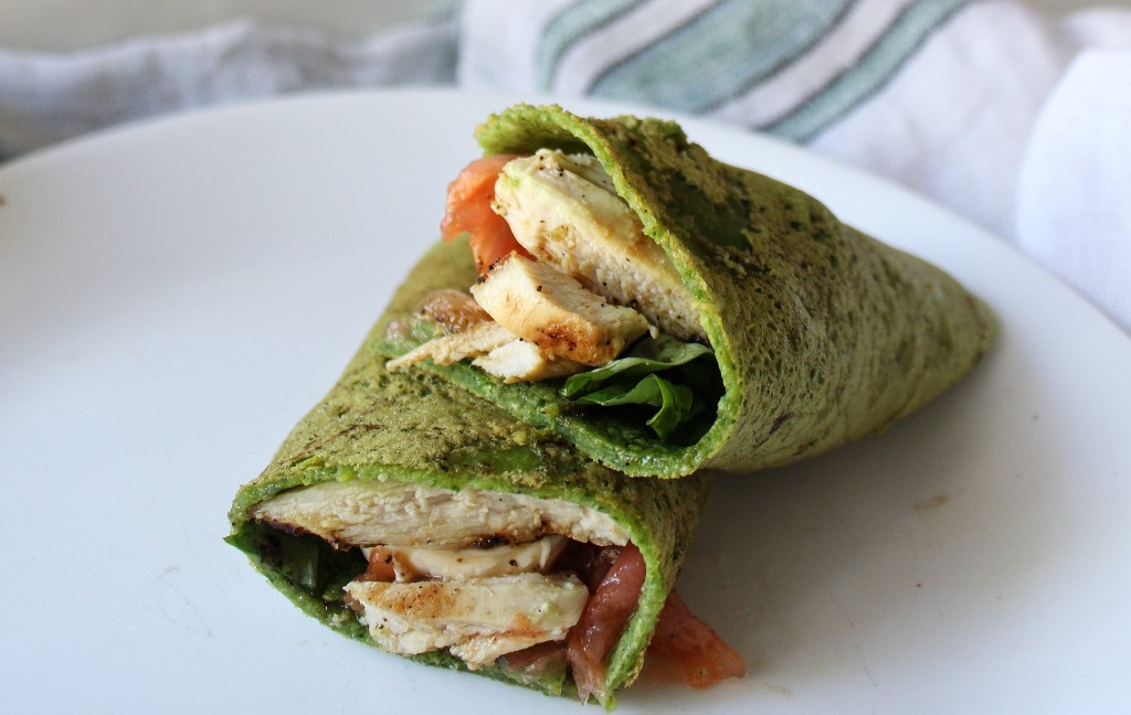 Grilled Chicken Mozzarella Wrap