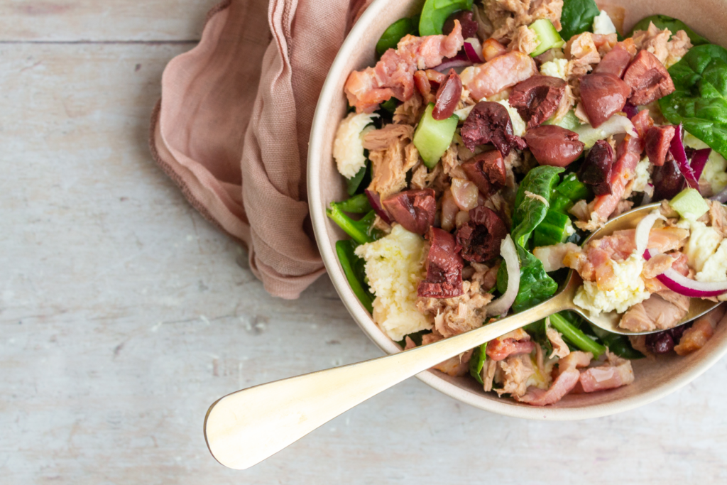 Tuna, Pancetta and Mozzarella Salad