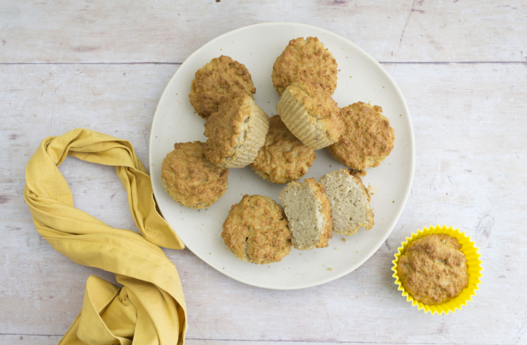 Air Fryer Coconut Pound Cake Muffins