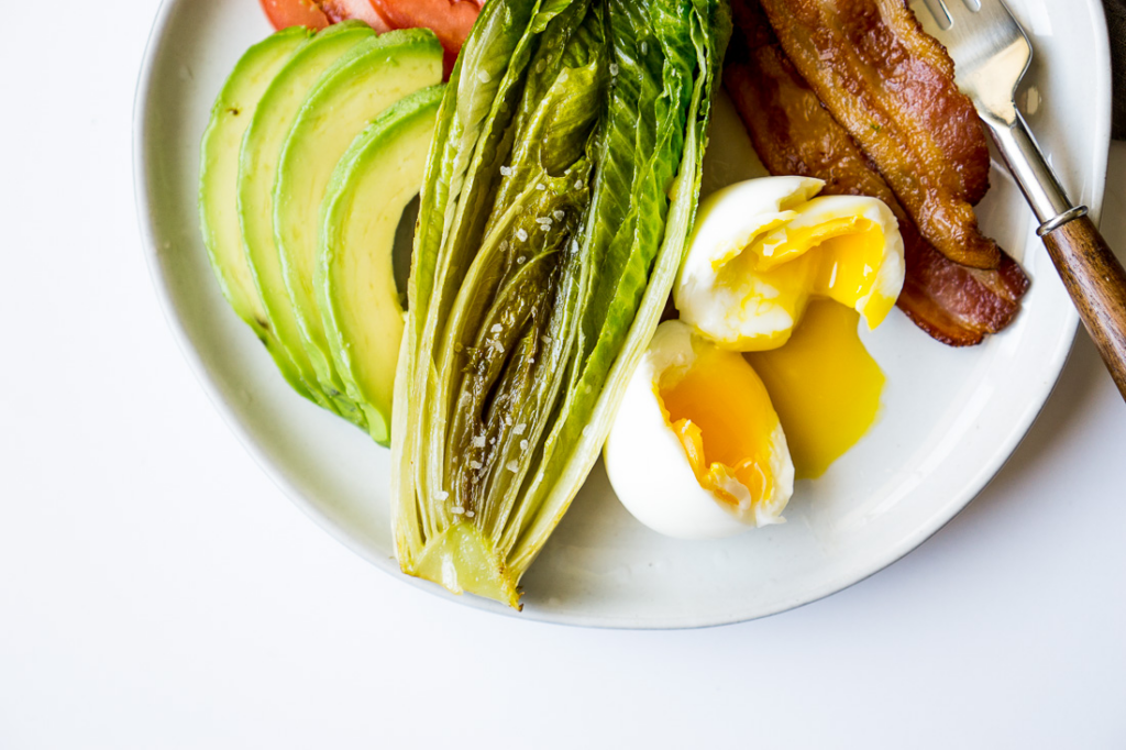 Avocado BLT With Soft Boiled Egg