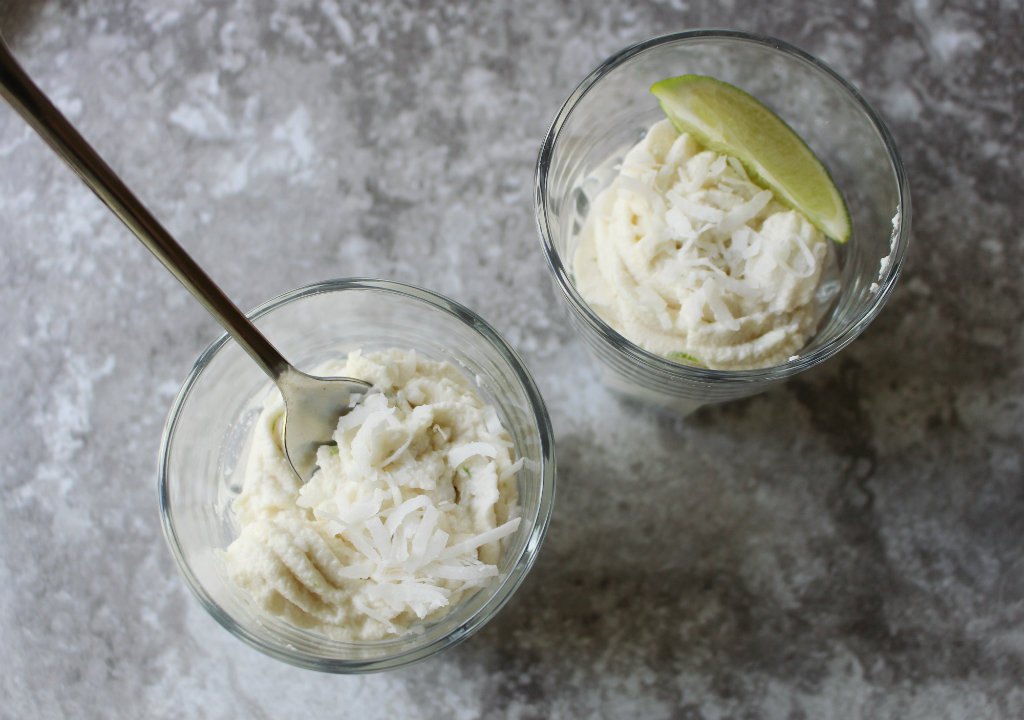 Coconut Cream and Lime Mousse