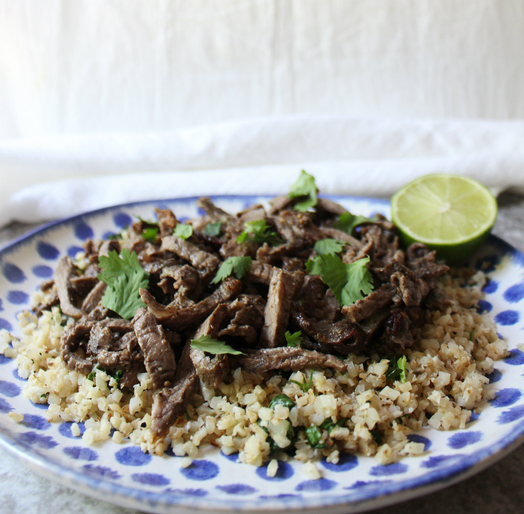 Masala Sirloin w Golden Cilantro Rice