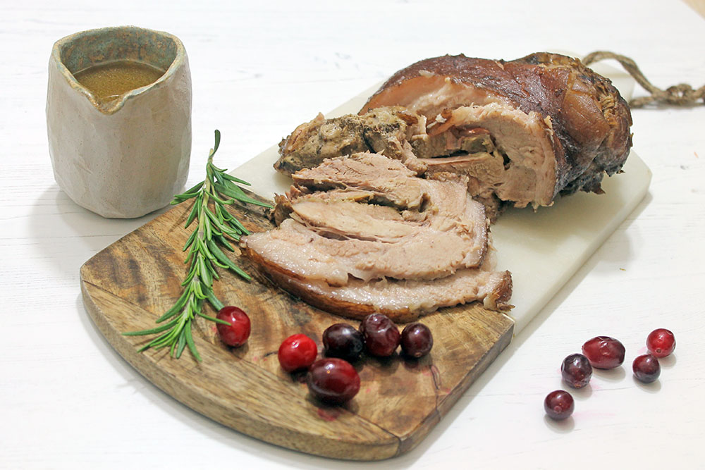 Slow Cooker Pork With Cranberry Gravy