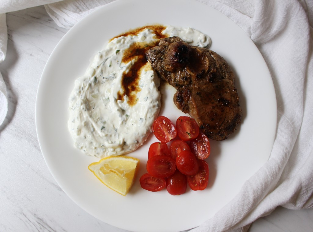 Greek Lamb and Tzatziki Plate