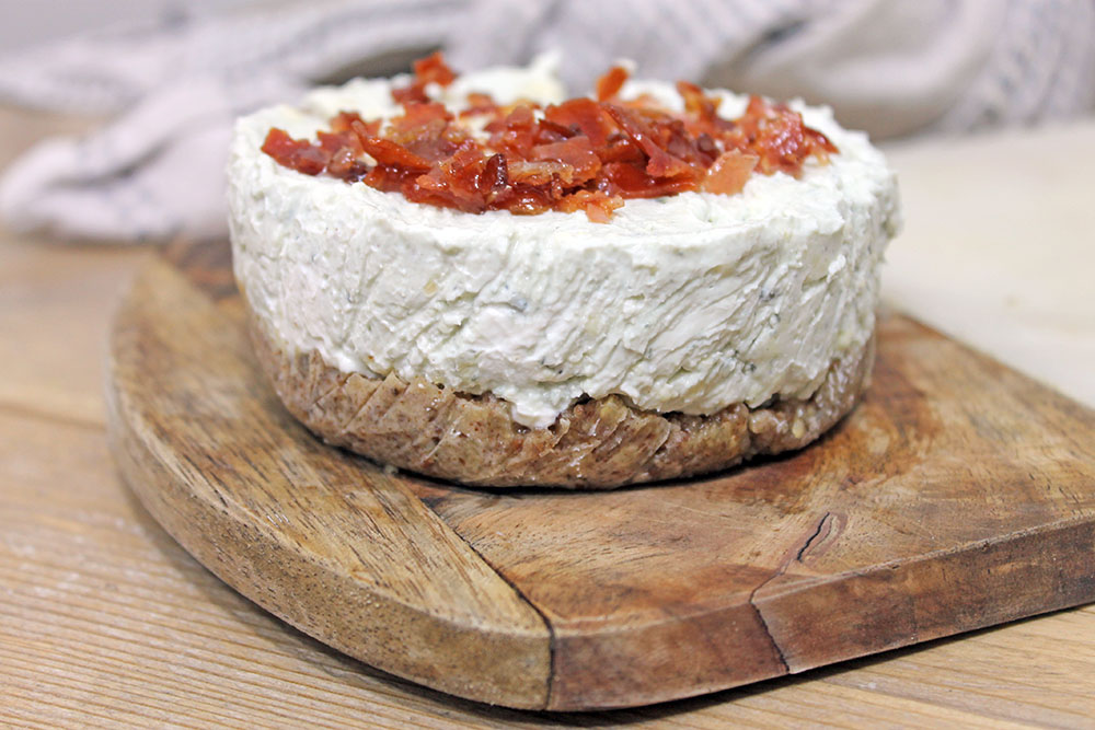 Bacon And Blue Cheese Cake