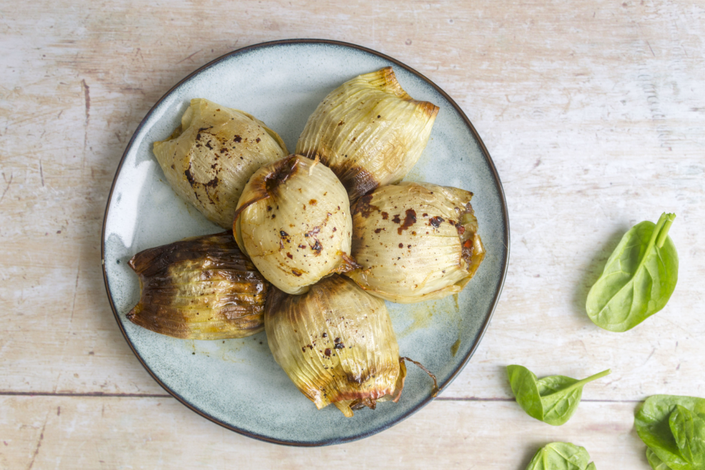 Stuffed Onion with Spicy Beef