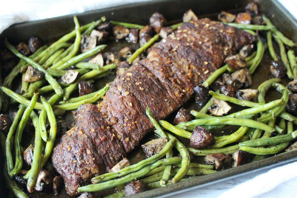 Skirt Steak Sheet Pan Meal Prep