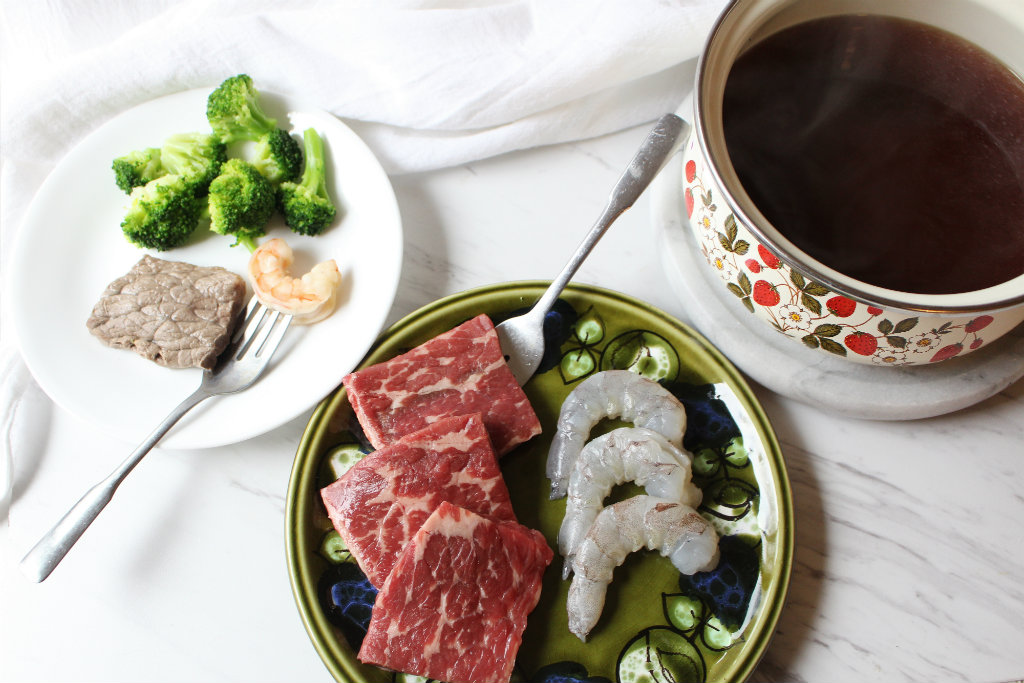 Meat Fondue For Two