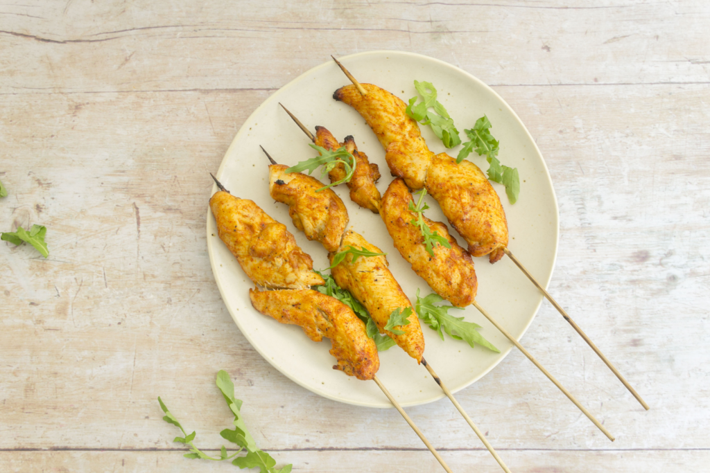 Maple Paprika Chicken Kebabs