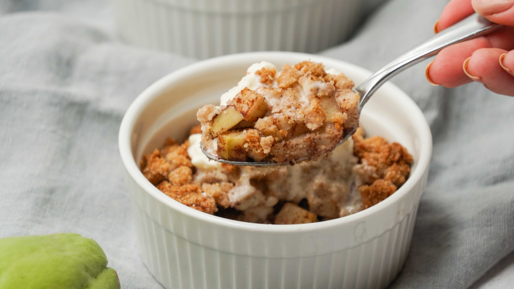 “Apple” Cobbler For Two