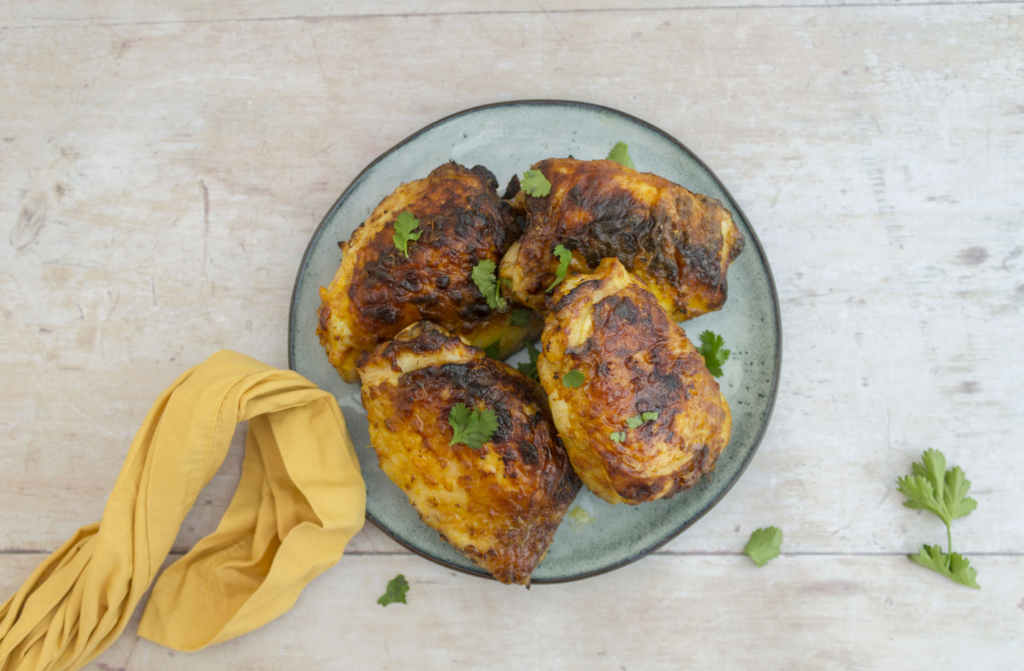 Air Fryer Tandoori Chicken Thighs