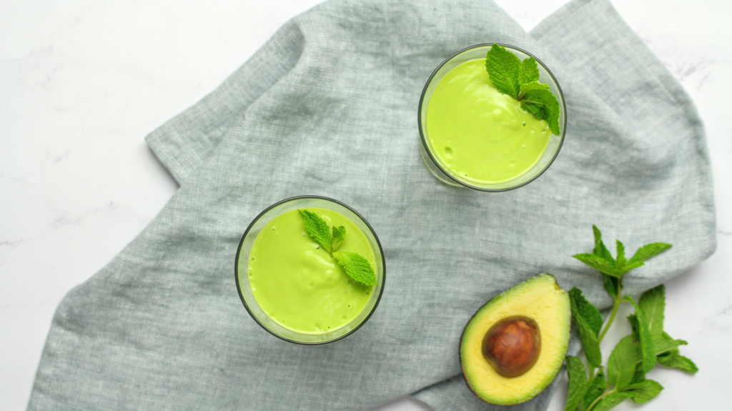 Peppermint Avocado Smoothie