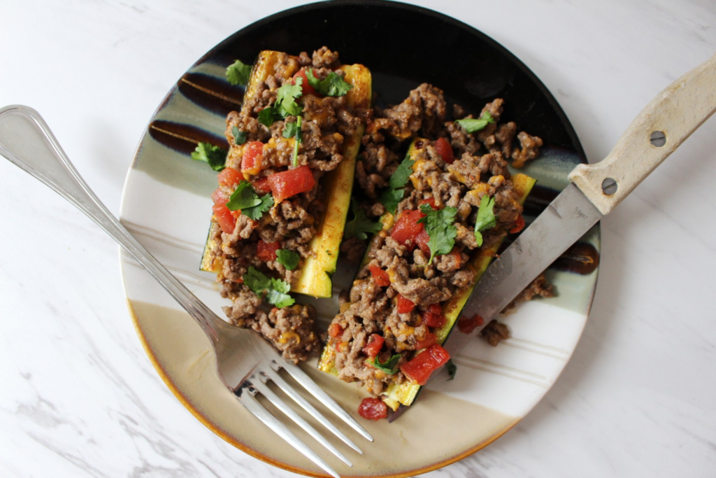 Taco Zucchini Dogs