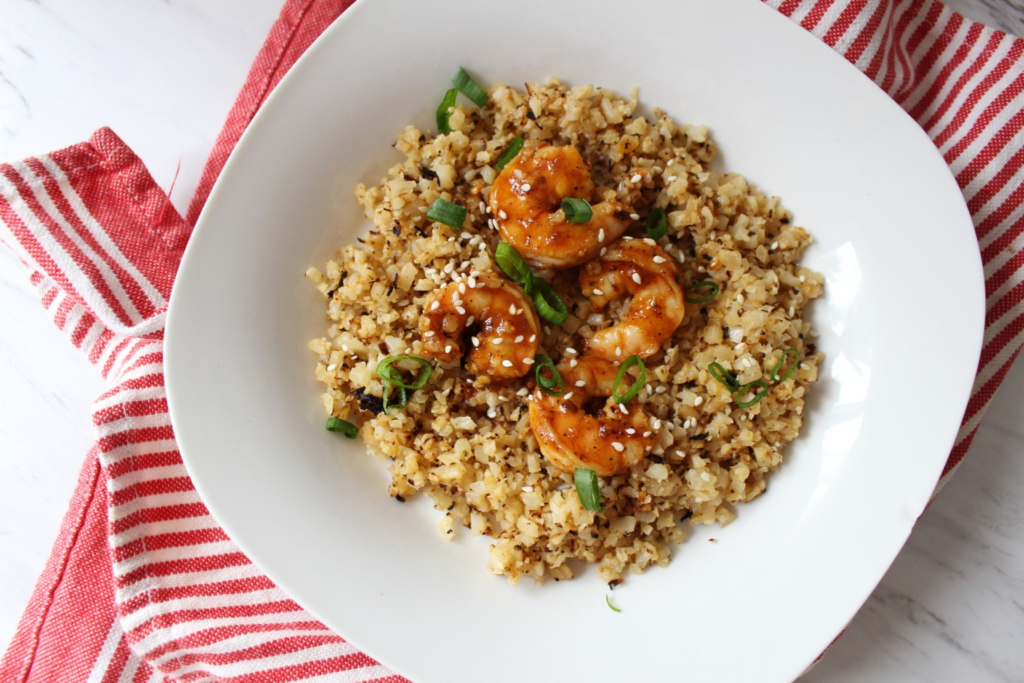 Sweet Chili Shrimp W Fried Rice