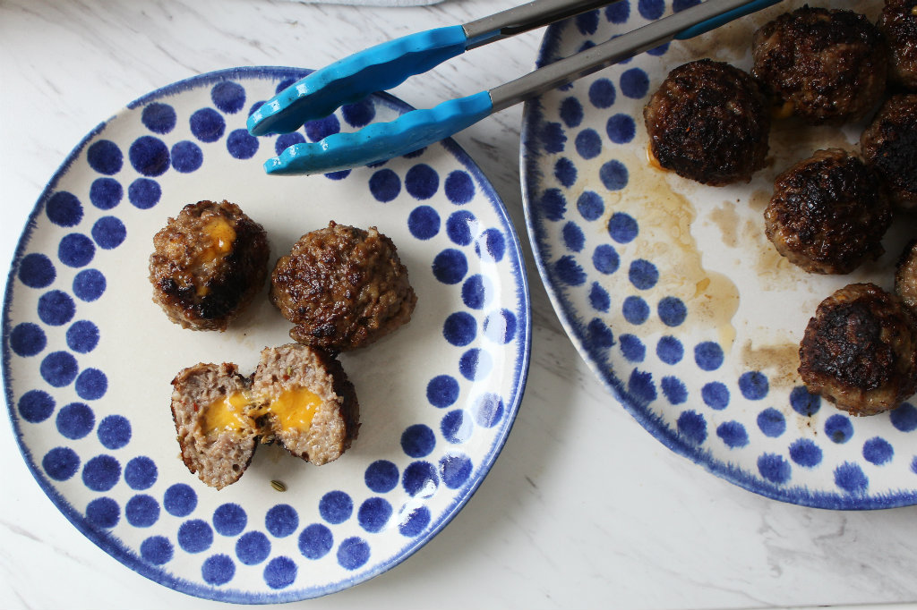 Cheddar Italian Sausage Meatballs