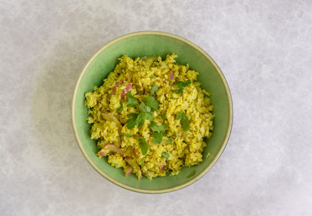 Curried Egg Fried Rice With Radishes