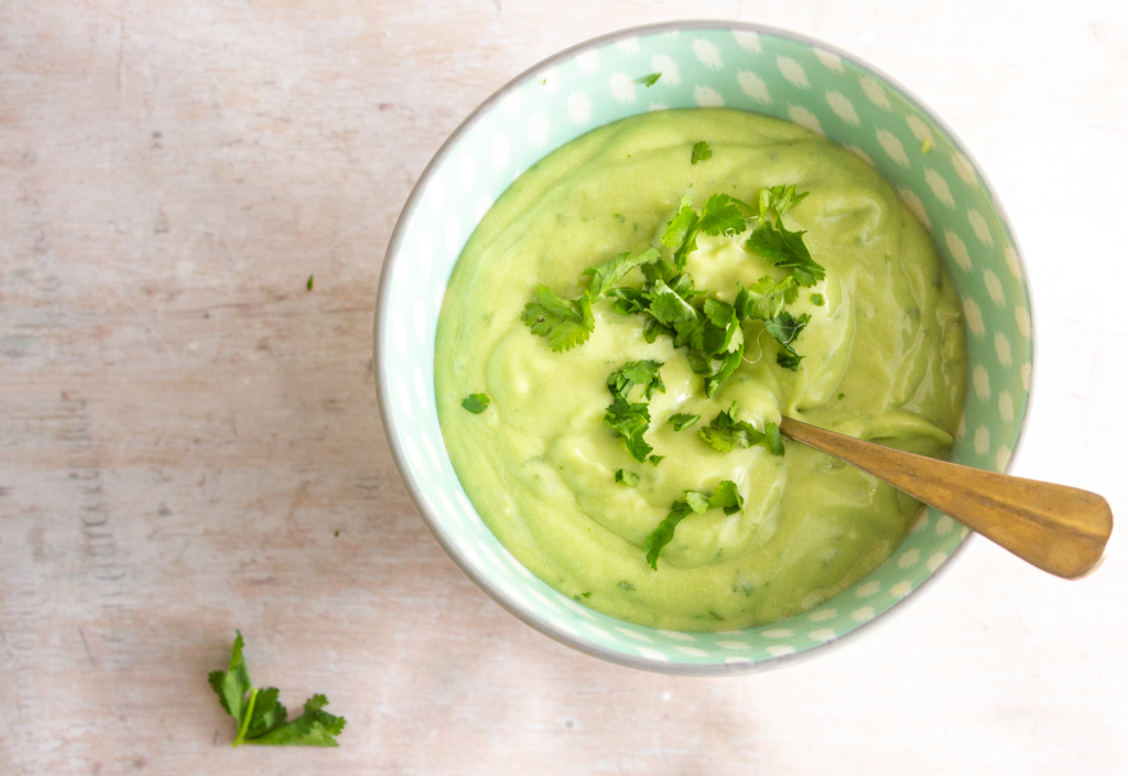 Avocado and Coconut Milk Yogurt Dressing