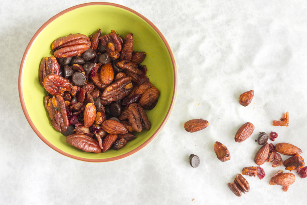 Almond, Pecan and Bacon Trail Mix