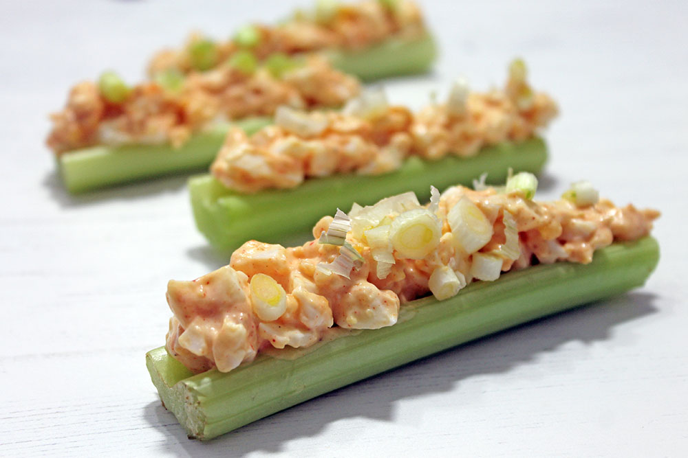 Paprika Egg Mayo Celery Sticks