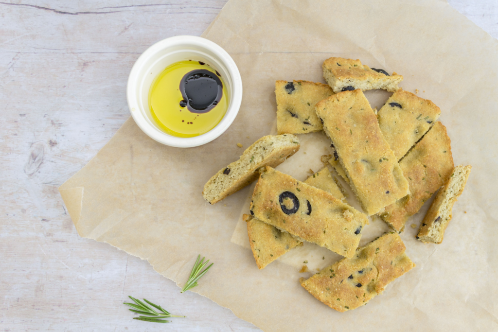 Rosemary and Black Olive Flatbread