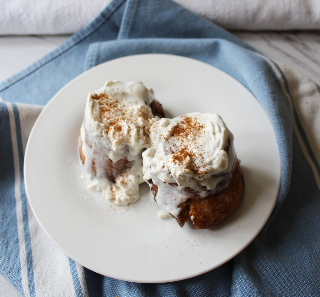 Air Fryer Cinnamon Rolls W Cream Cheese Icing