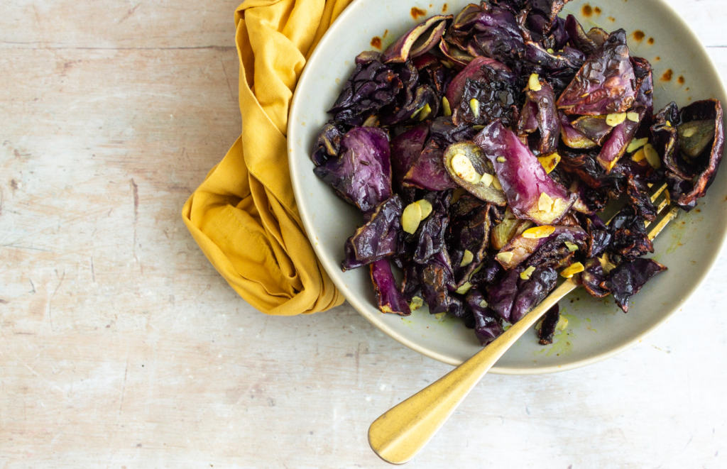 Indian Butter Roasted Cabbage