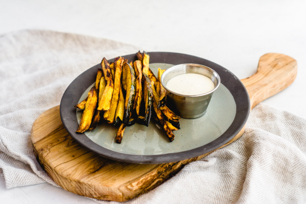 Air Fryer Acorn Squash French Fries