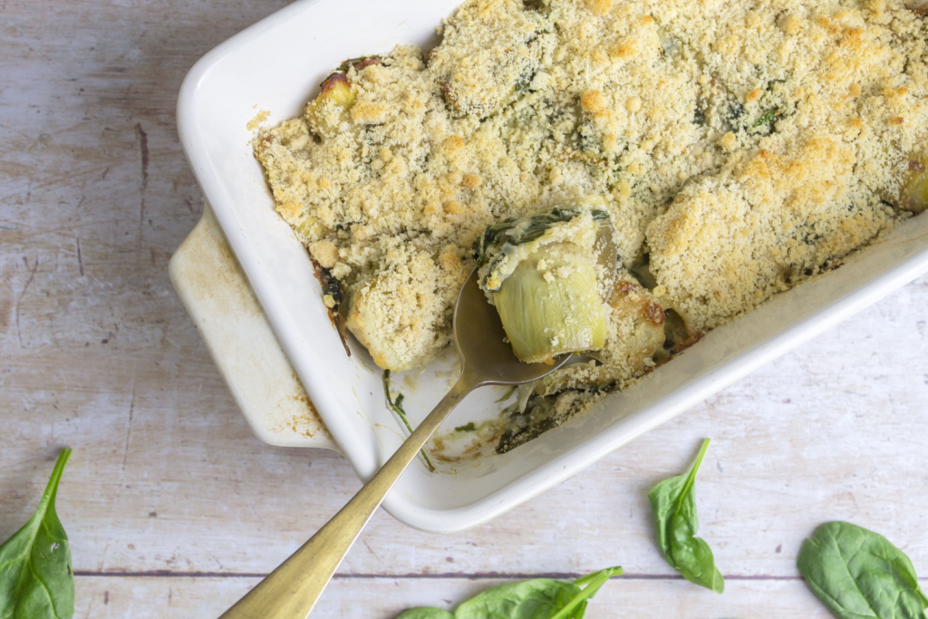 Spinach and Artichoke Casserole