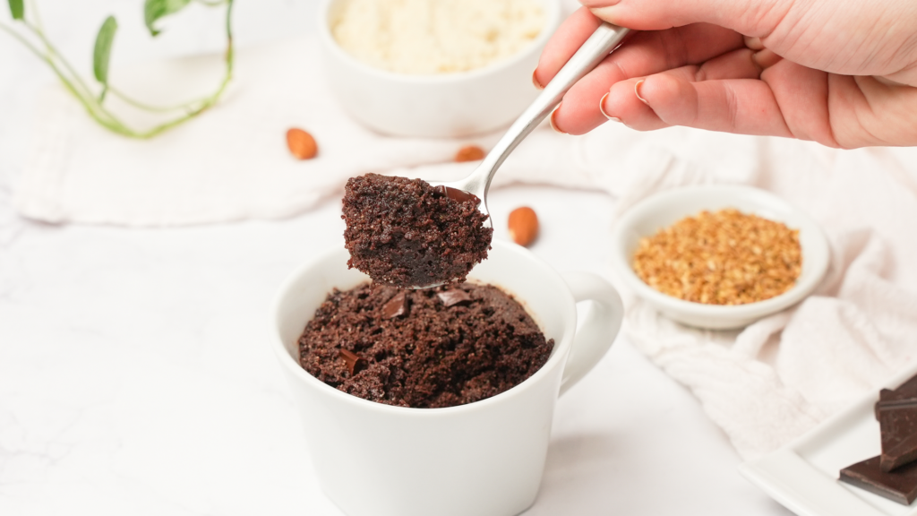 Vegan Dark Chocolate Mug Cake