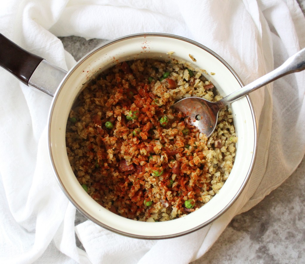 Rice and Peas with Bacon